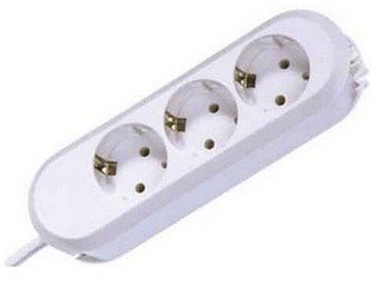 Bachmann Smart 3x Schuko 5m Base Múltiple 3 Salidas Ac Blanco