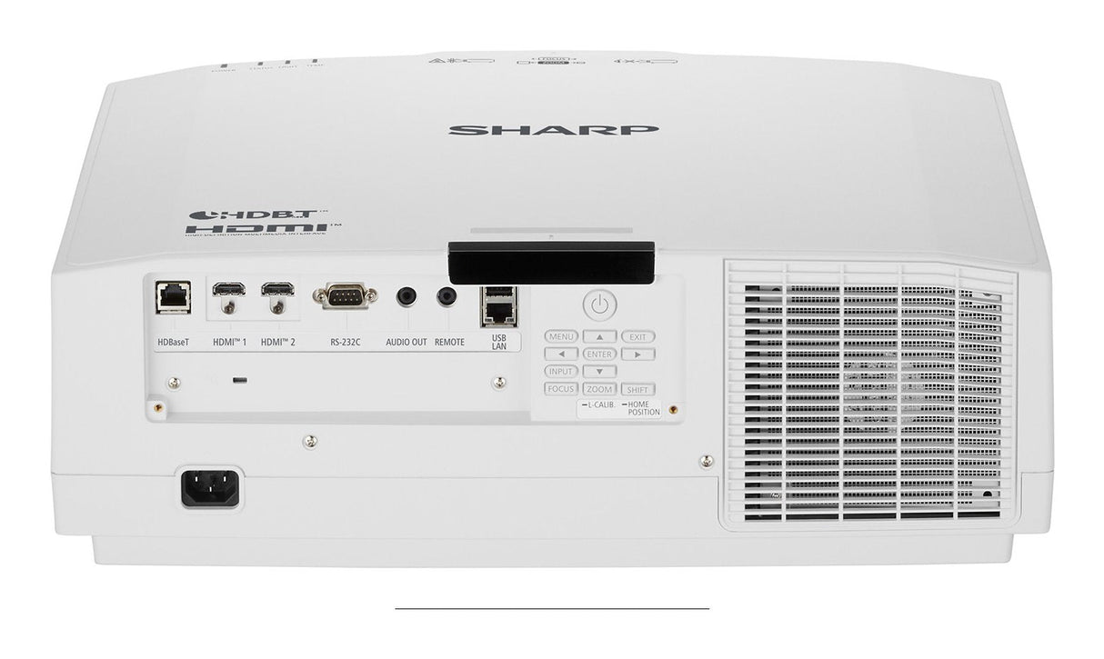 Sharp Xp-V731u-W Proyector 3lcd 7300 Lúmenes Wuxga (1920 X 1200) 16:10 4k Sin Objetivo Lan Blanco Con Nec Instacare Next Business Day Exchange