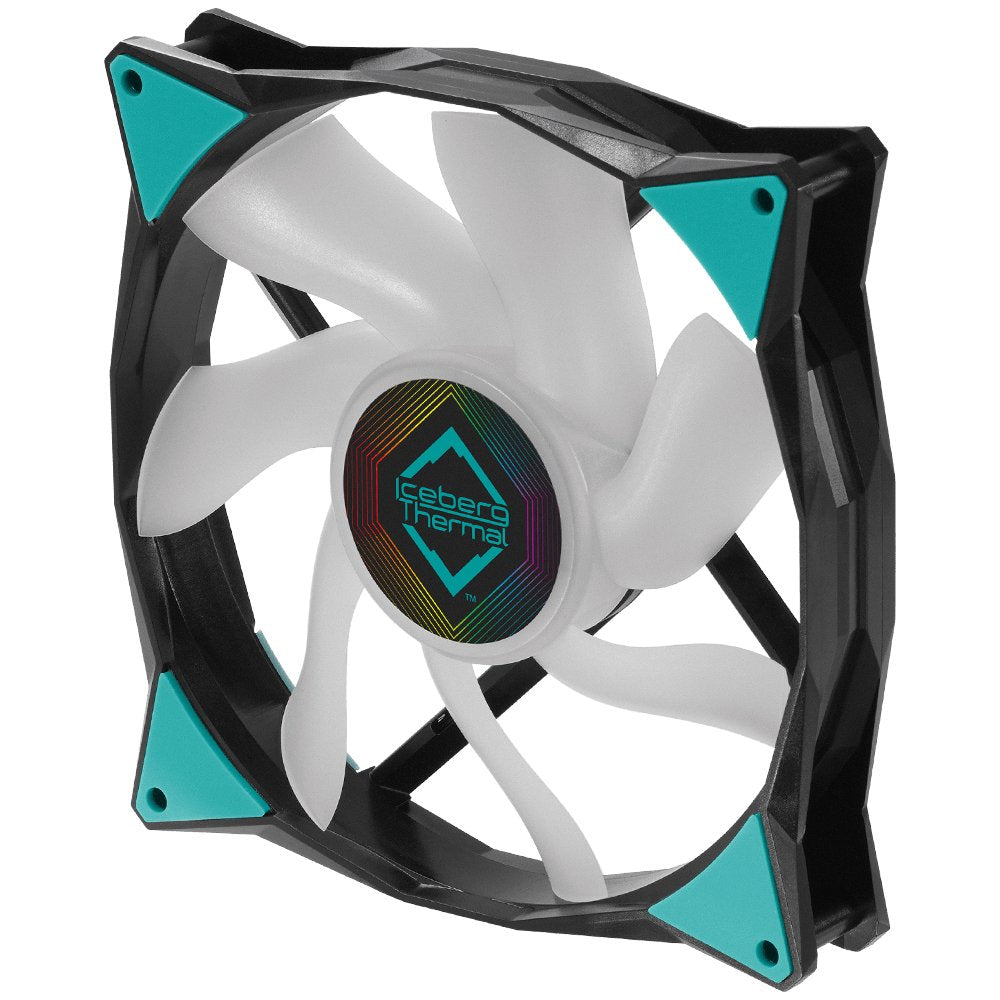 EAN 1230000071215 - Iceberg Thermal IceGALE ARGB Carcasa del ordenador Ventilador 14 cm Negro 1 pieza(s) imagen 2