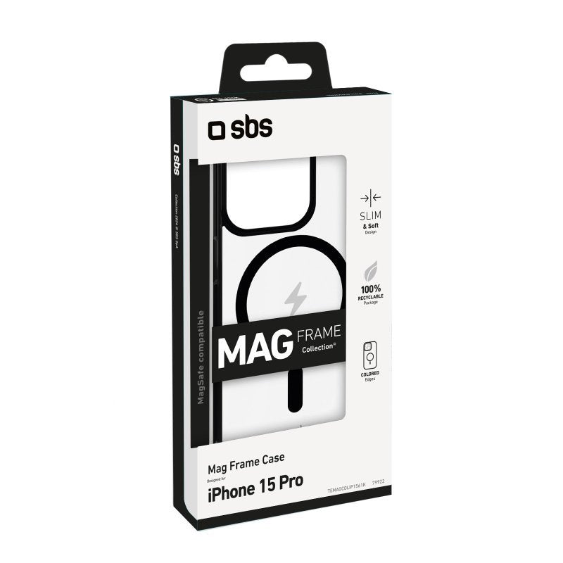 Sbs Magframe Case Iphone 15 Pro Schwarz