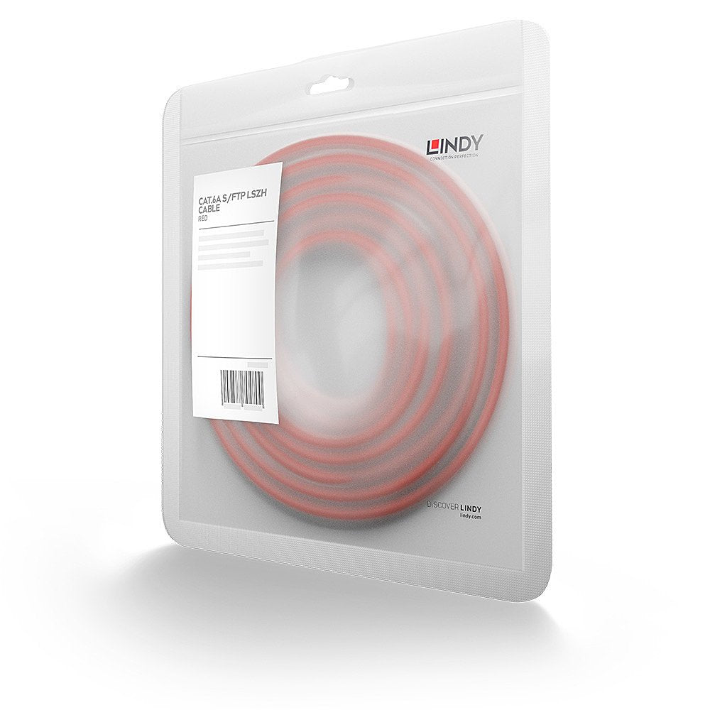 EAN 4002888453868 - Lindy 45386 cable de red Rojo 2 m Cat6a S/FTP (S-STP) imagen 2