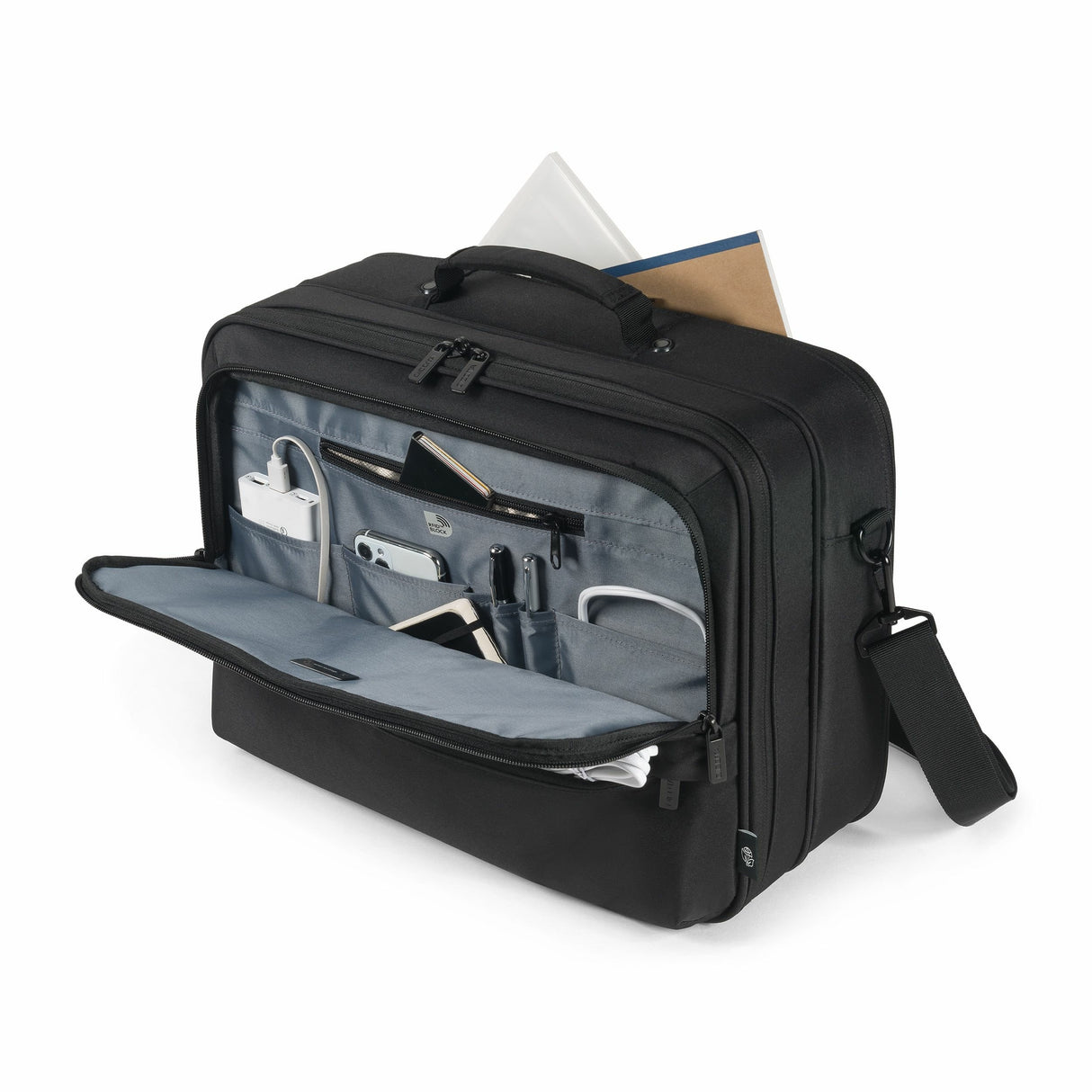 EAN 7640239421073 - DICOTA D32032-RPET maletines para portátil 40,6 cm (16") Maletín Negro imagen 6