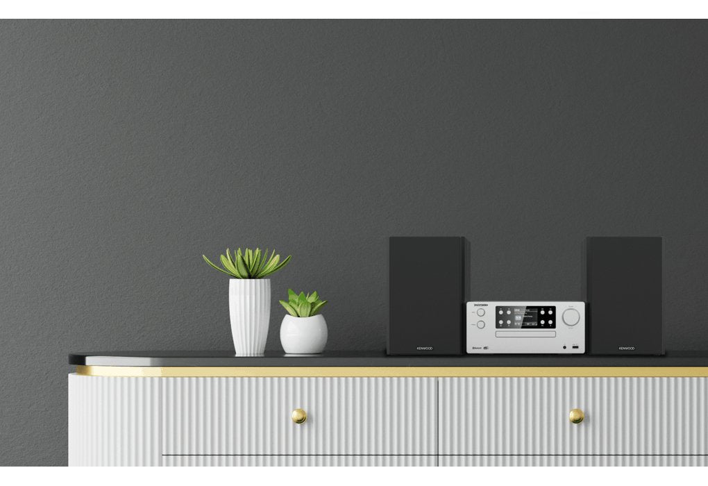 Kenwood M-925dab-S Micro Hifi-Symem Mit Dab+, Bluetooth, Usb Und Cd Plata