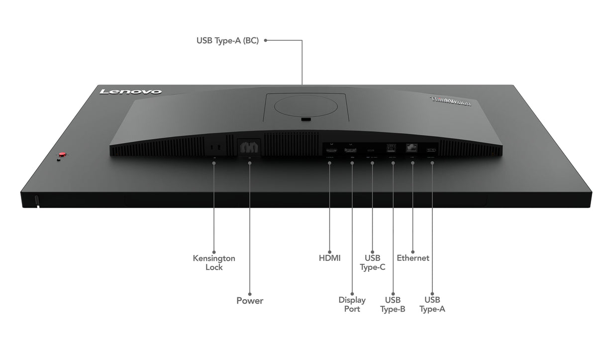 EAN 0196801203211 - Lenovo ThinkVision T32p-30 pantalla para PC 80 cm (31.5") 3840 x 2160 Pixeles 4K Ultra HD LED Negro imagen 11