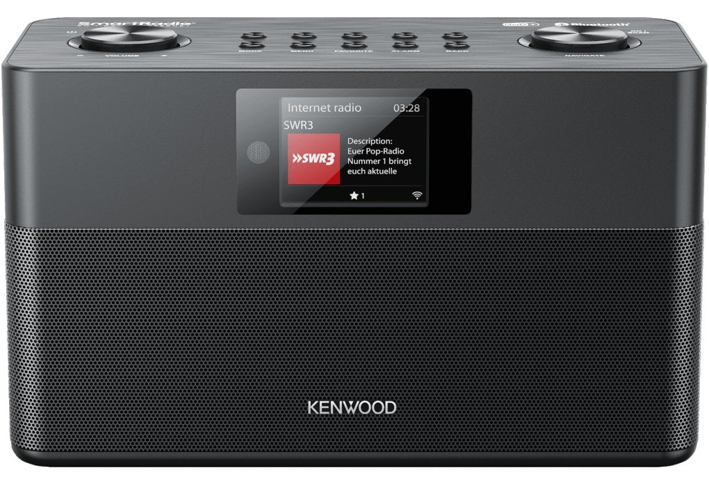 Kenwood Cr-M100s Smart Radio Mit Dab+, Grosses Farbdisplay, Wifi Negro