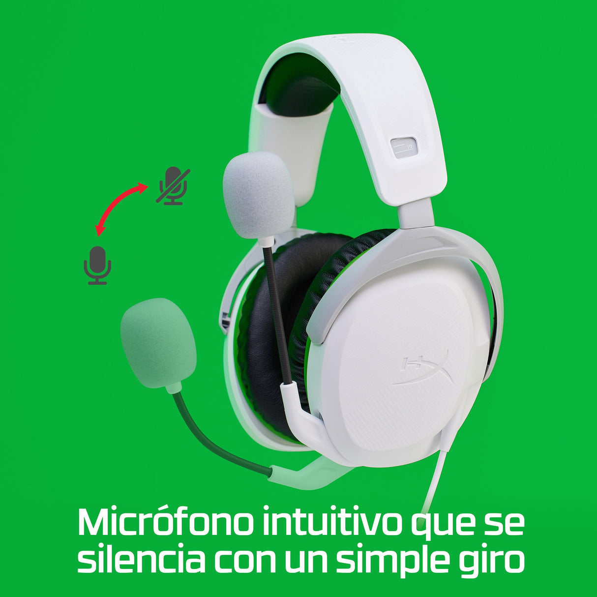 EAN 0197029365972 - HyperX CloudX Stinger 2 GAM HEADSET Xbox Alámbrico Diadema Juego Blanco imagen 7