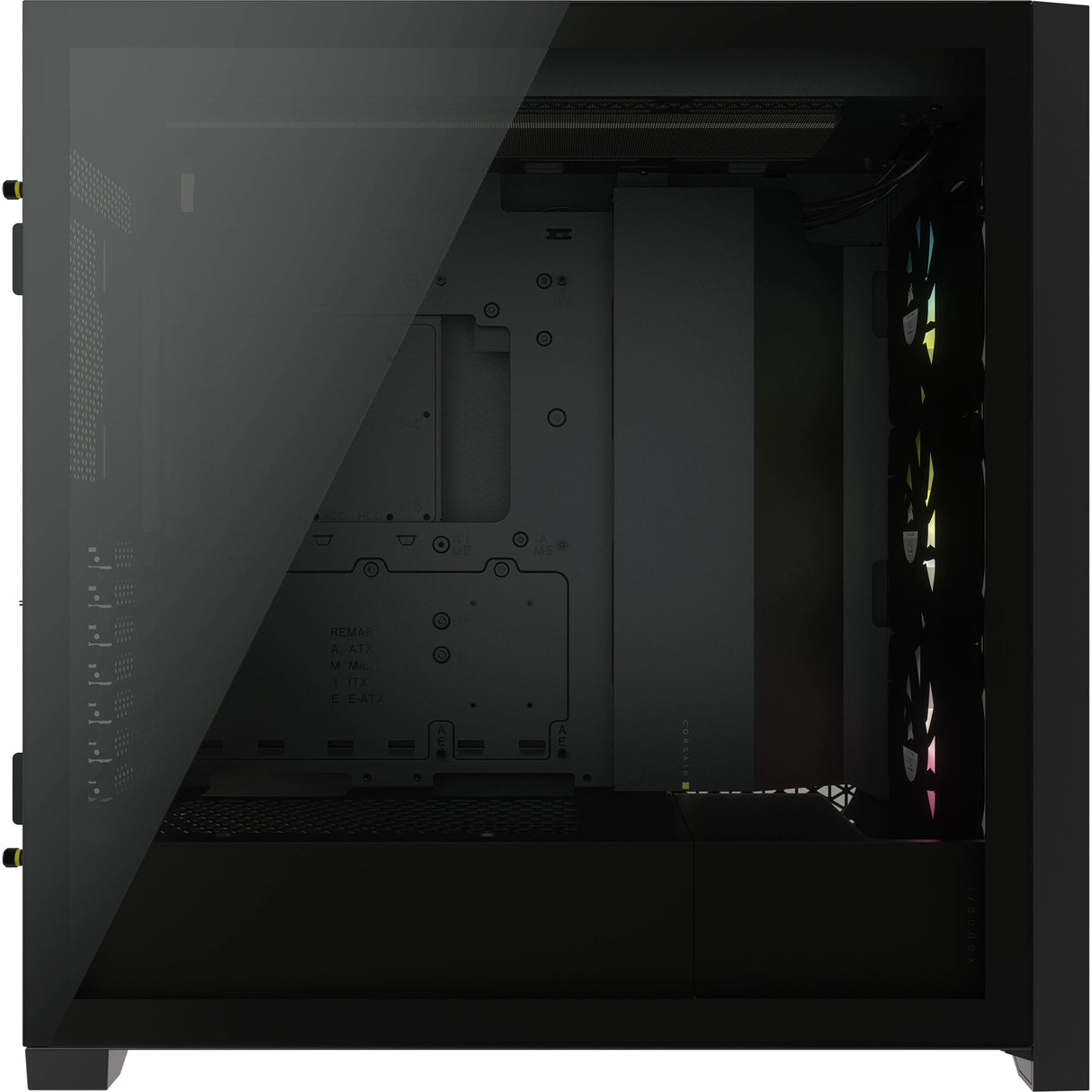 Caja Pc Corsair Icue 5000x Cristal Templado Negra