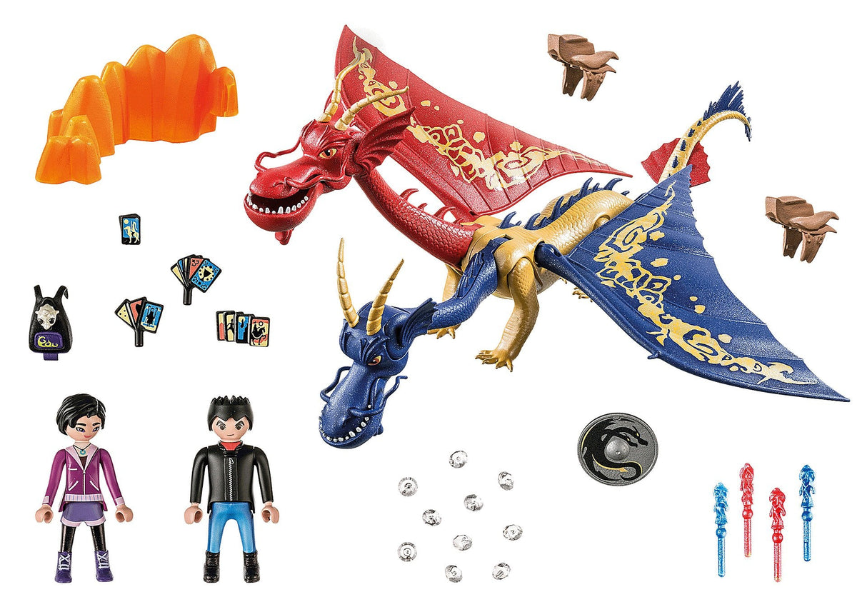 Playmobil 71080 Dragons: The Nine Realms - Wu & Wei, Konmruktionsspielzeug 71080
