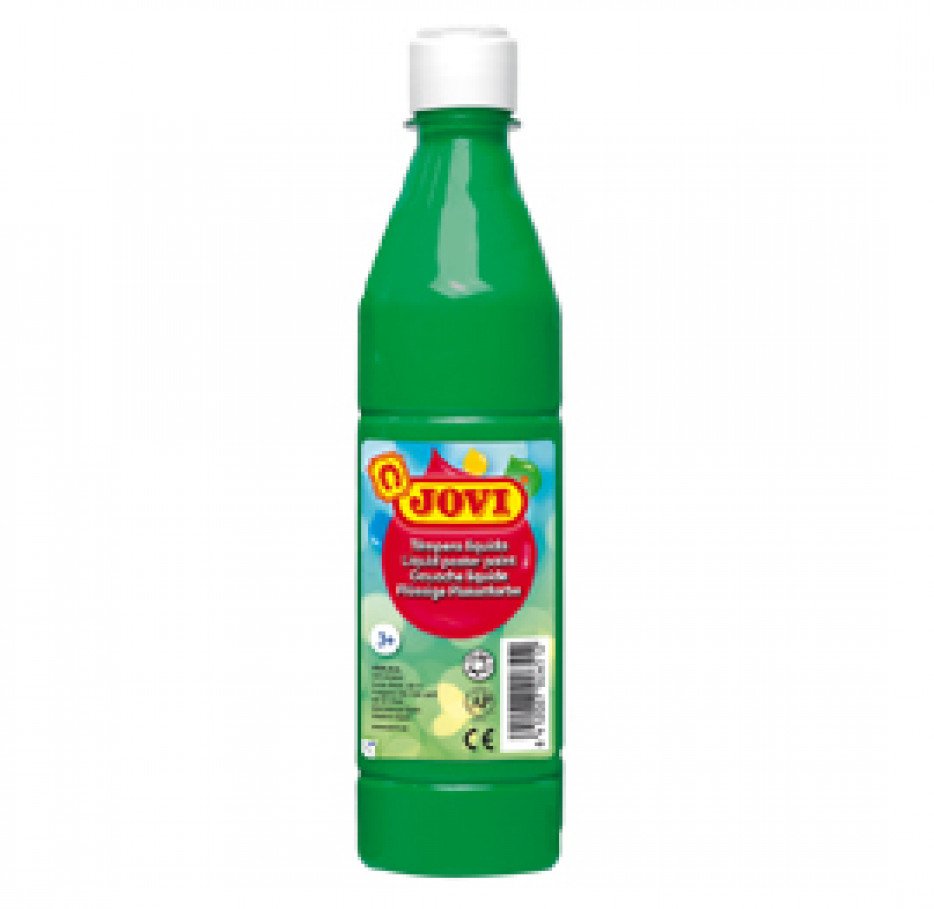Jovi Témpera Líquida School Botella De 500ml Verde Medio