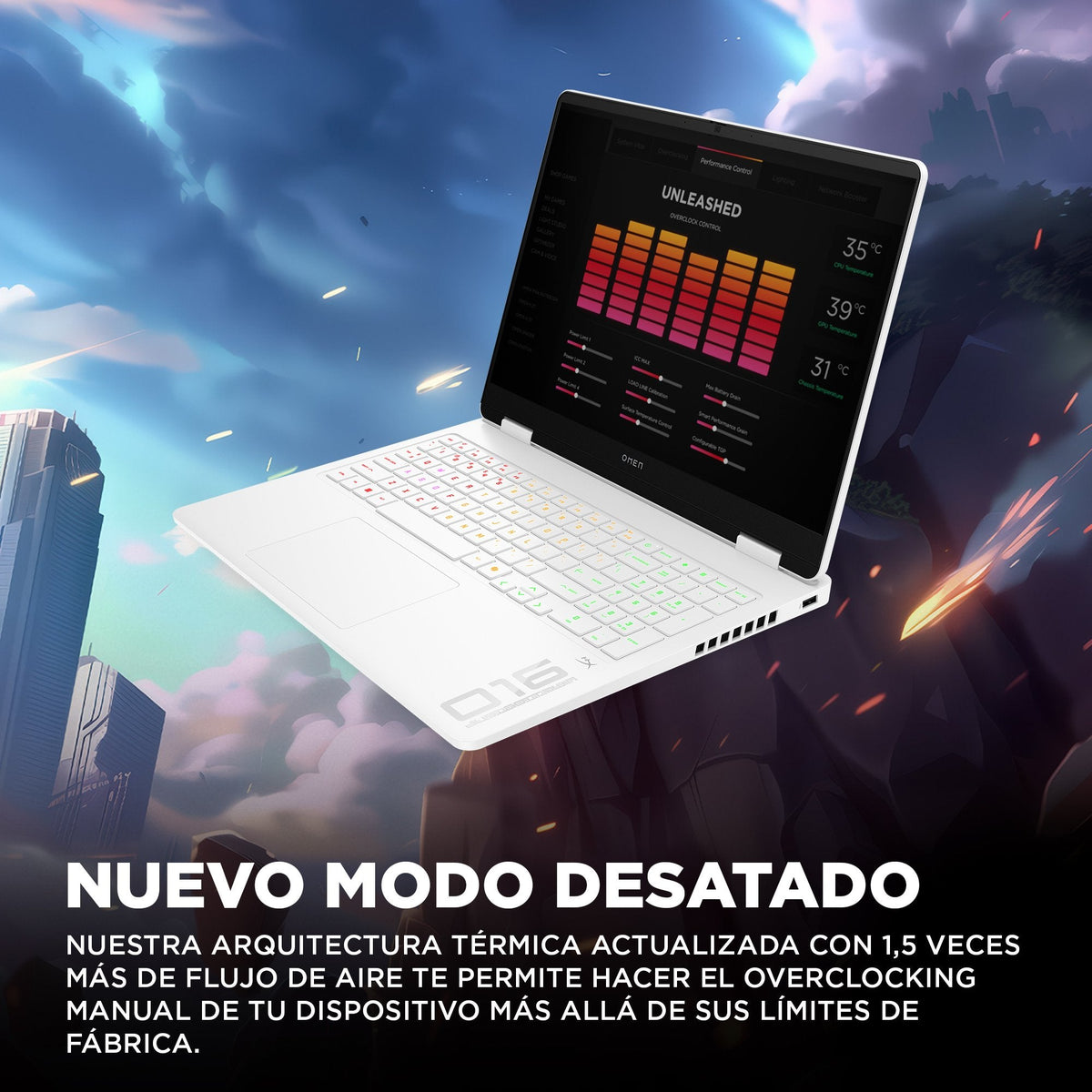 Portátil Gaming Hp Omen Gaming Laptop 16 Am0013ns 16" 2k Intel Core 7 240h 32 Gb Ram 1 Tb Ssd Geforce Rtx 5060 Sin Sistema Operativo