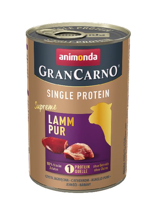 Alimento Húmedo Para Perros Animonda Grancarno 4017721824286 Cordero Adult 400 G