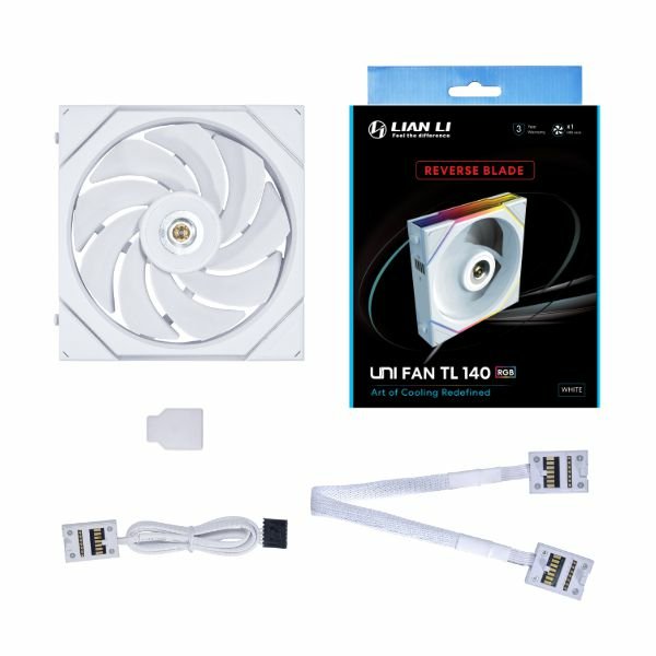 Ventilador Pc Lian Li Uni Fan Tl Series Reverse Blade - 140mm, Blanco