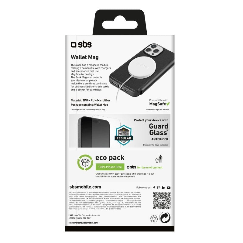 Funda Para Iphone 15 Pro Sbs Tebkmagsfip1561pk (6.1") Negro