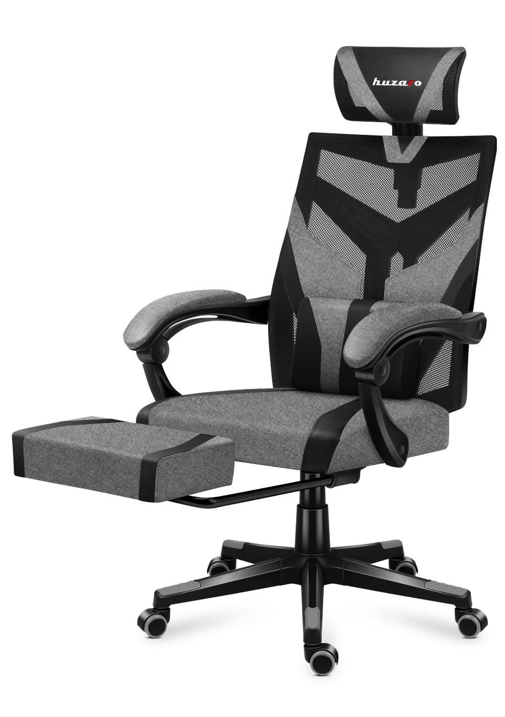EAN 5903796010817 - Huzaro Combat 5.0 Silla para videojuegos de PC Asiento de malla Negro, Gris imagen 5