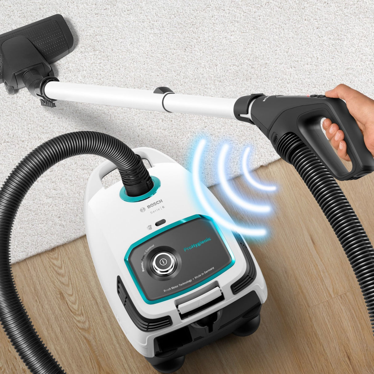 EAN 4242005227846 - Bosch Serie 6 BGL6HYG1 aspiradora 4,5 L Aspiradora cilíndrica Secar 600 W Bolsa para el polvo imagen 5