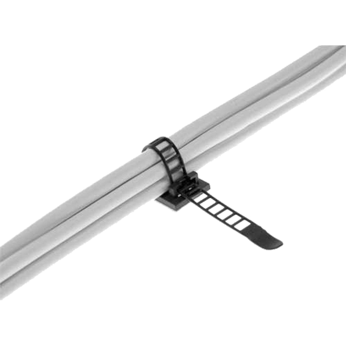 Abrazadera De Cable Ajustable Inline 94mm Blanco 10uds