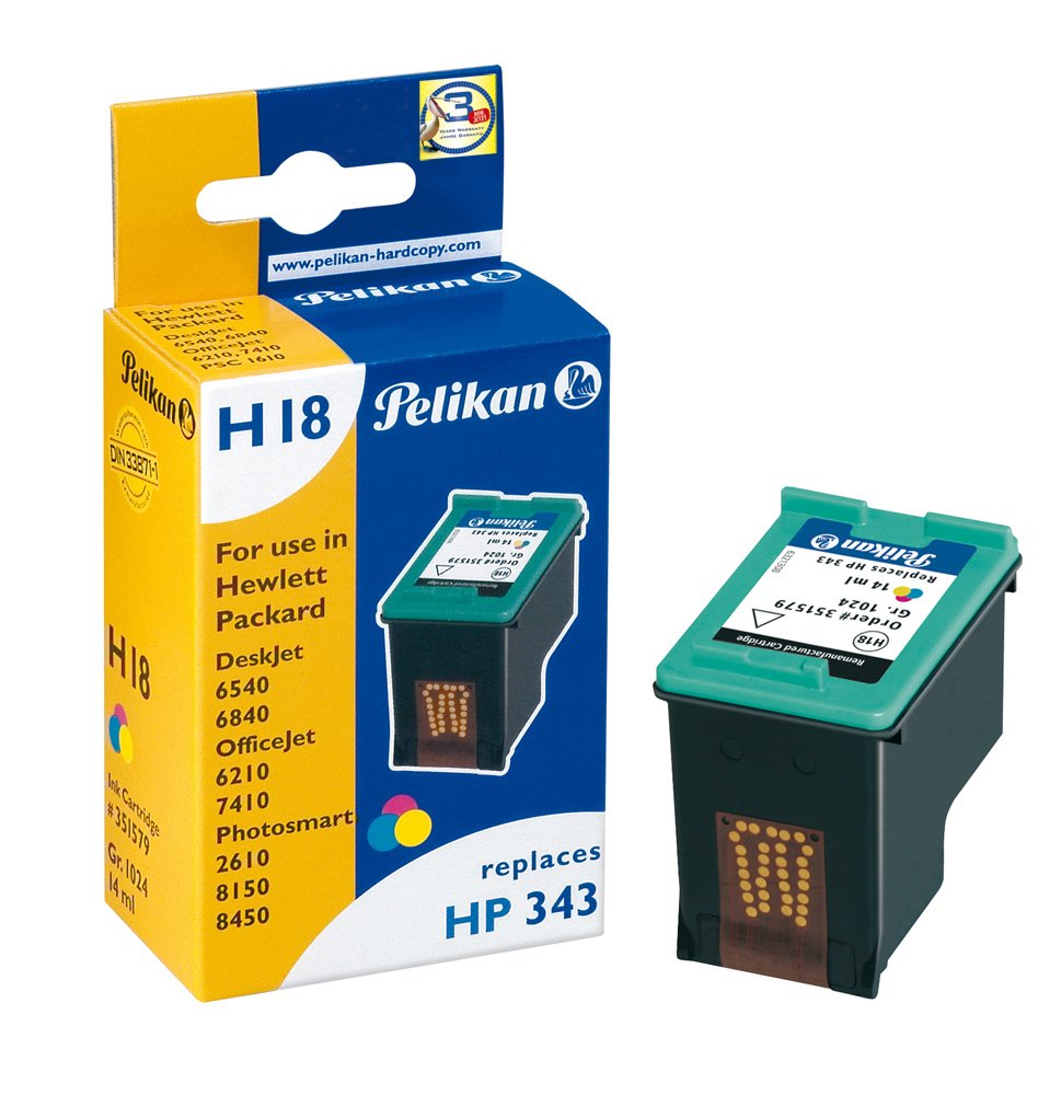 Pelikan Tinte Hp343 C8766ee Tricolor Remanufactured Retail