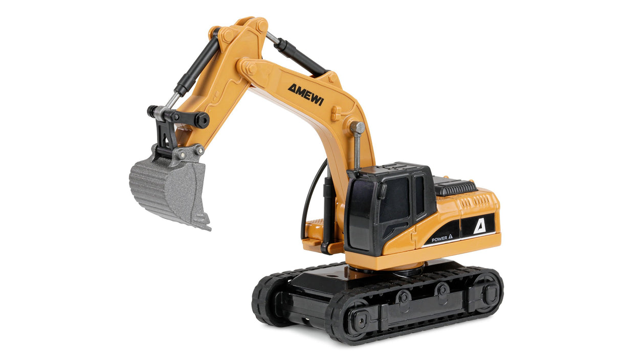 EAN 4262500346750 - Amewi 22747 modelo controlado por radio Excavadora Motor eléctrico 1:64 imagen 1