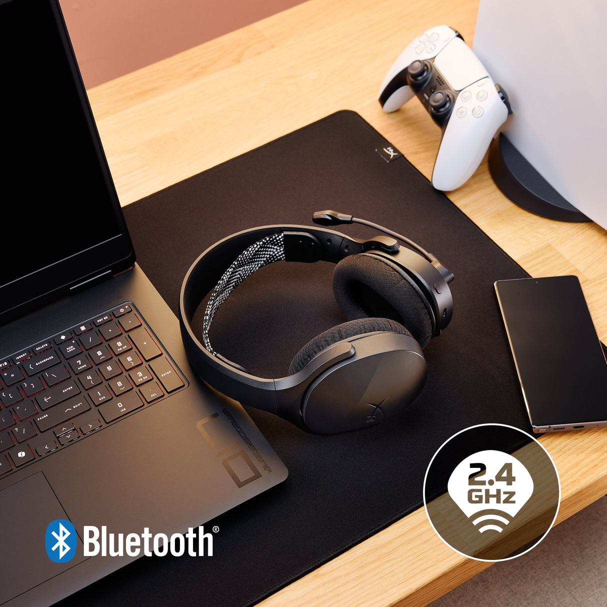 EAN 0198701202189 - HyperX Cloud Jet Wireless Black Gaming Headset Inalámbrico Diadema Juego USB tipo A Bluetooth imagen 10