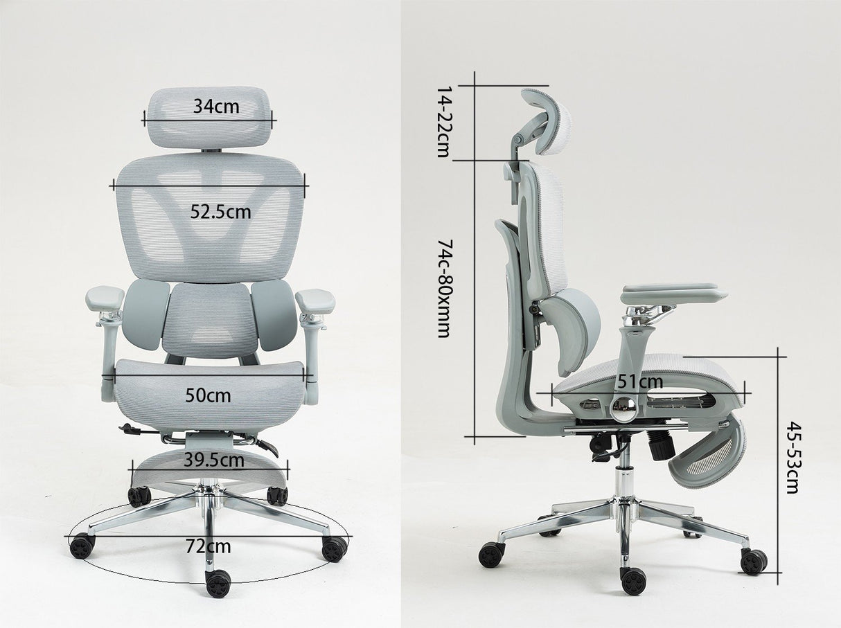 EAN 5901443391562 - Activejet YK848 BK silla de oficina y de ordenador Asiento de malla Respaldo de malla imagen 11
