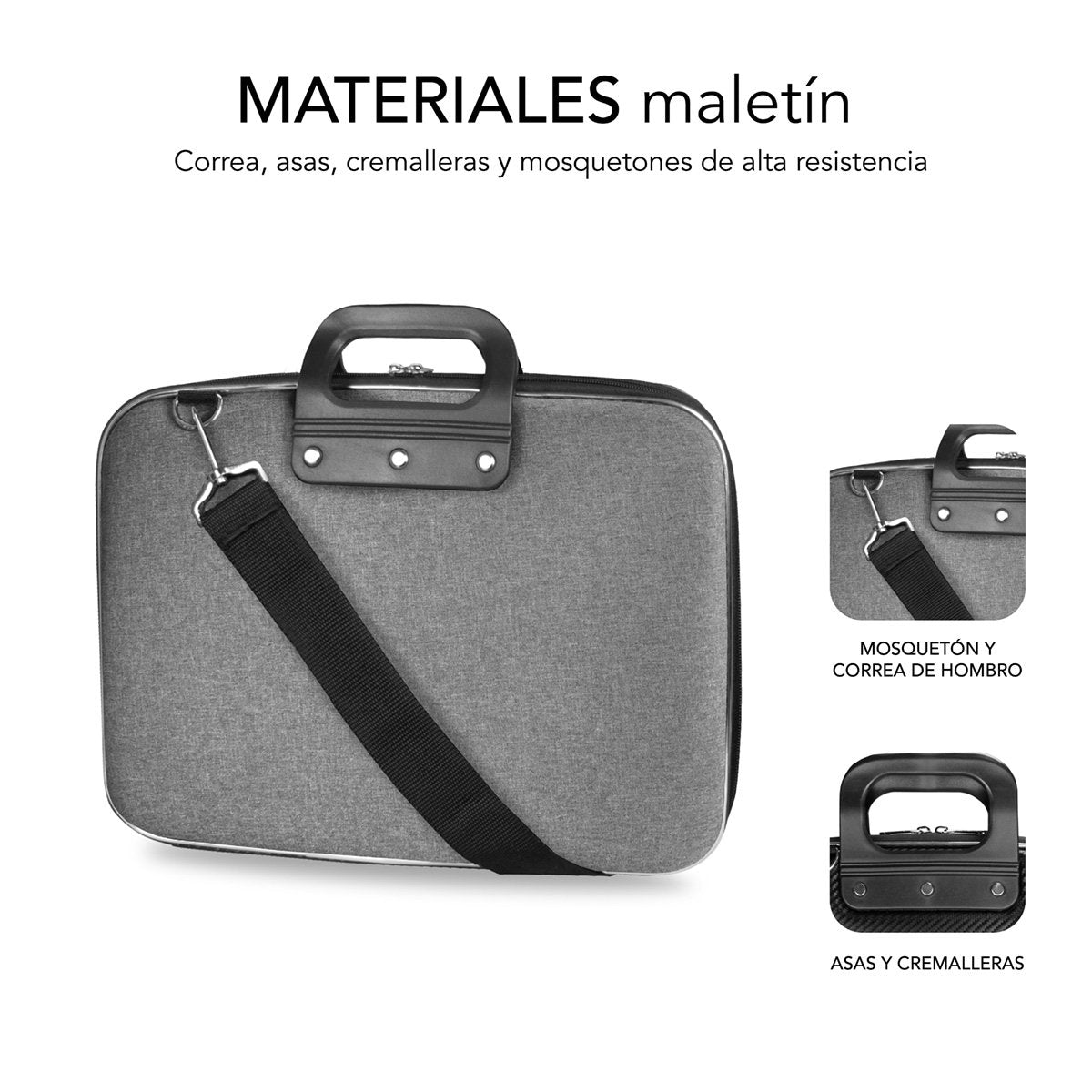Maletin Eva 13.3'' Grey Subblim Hasta 13.3/ Semirrigido