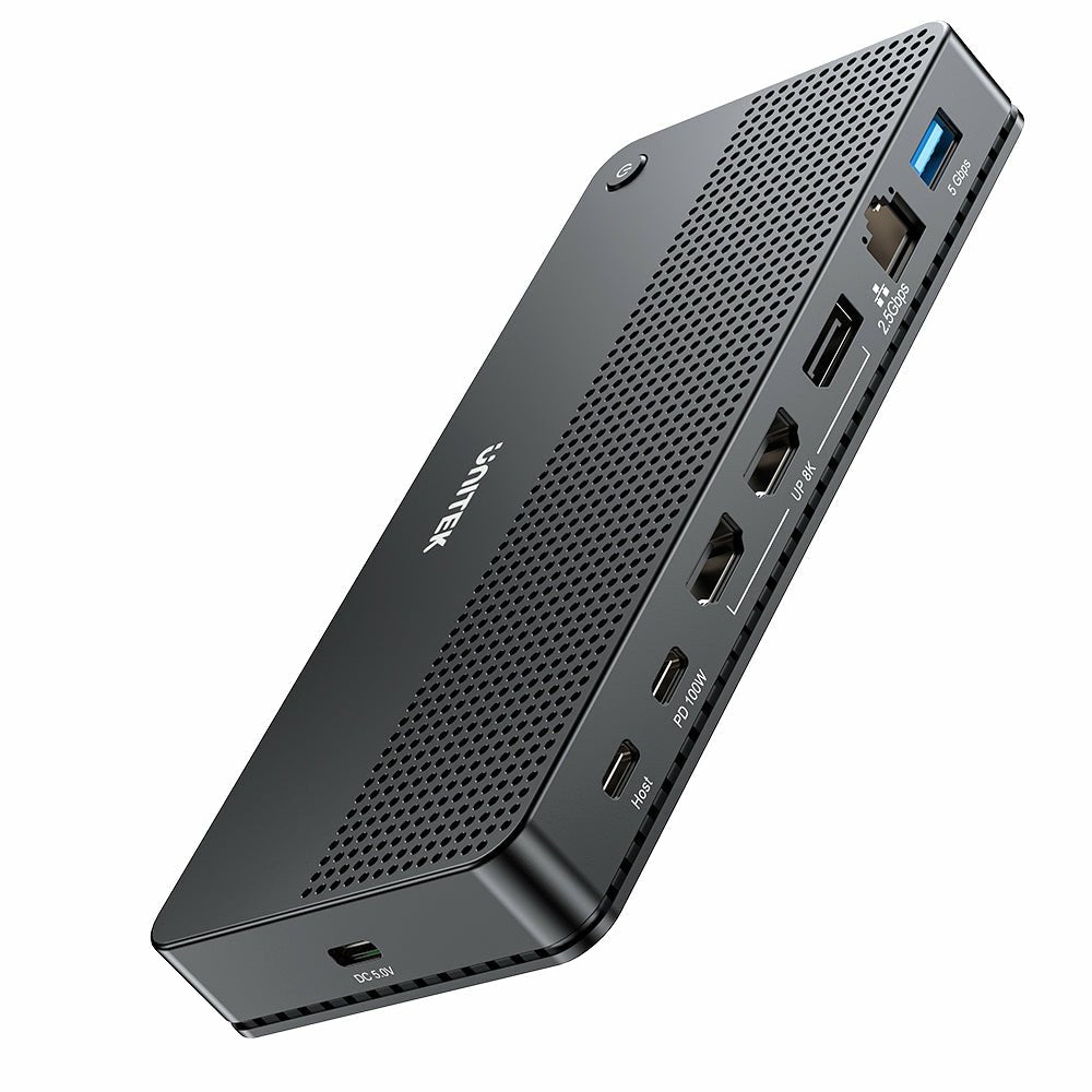 Base De Conexión 13w1 Usb-C, Hdmi 2.1,Dp 2.0,Rj45,10gbps;D1104a01