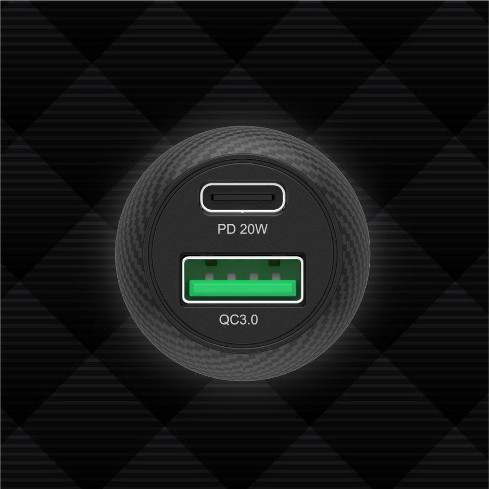 Cargador Coche Unitek 38w Usb-A Usb-C Qc3.0 P1400a