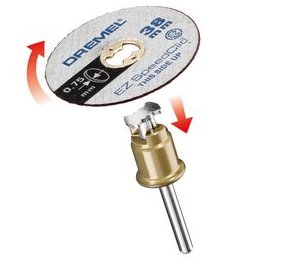 Disco De Corte De Precisión Dremel Ez Speedclic Sc409, Paquete De 5 2615s409jb