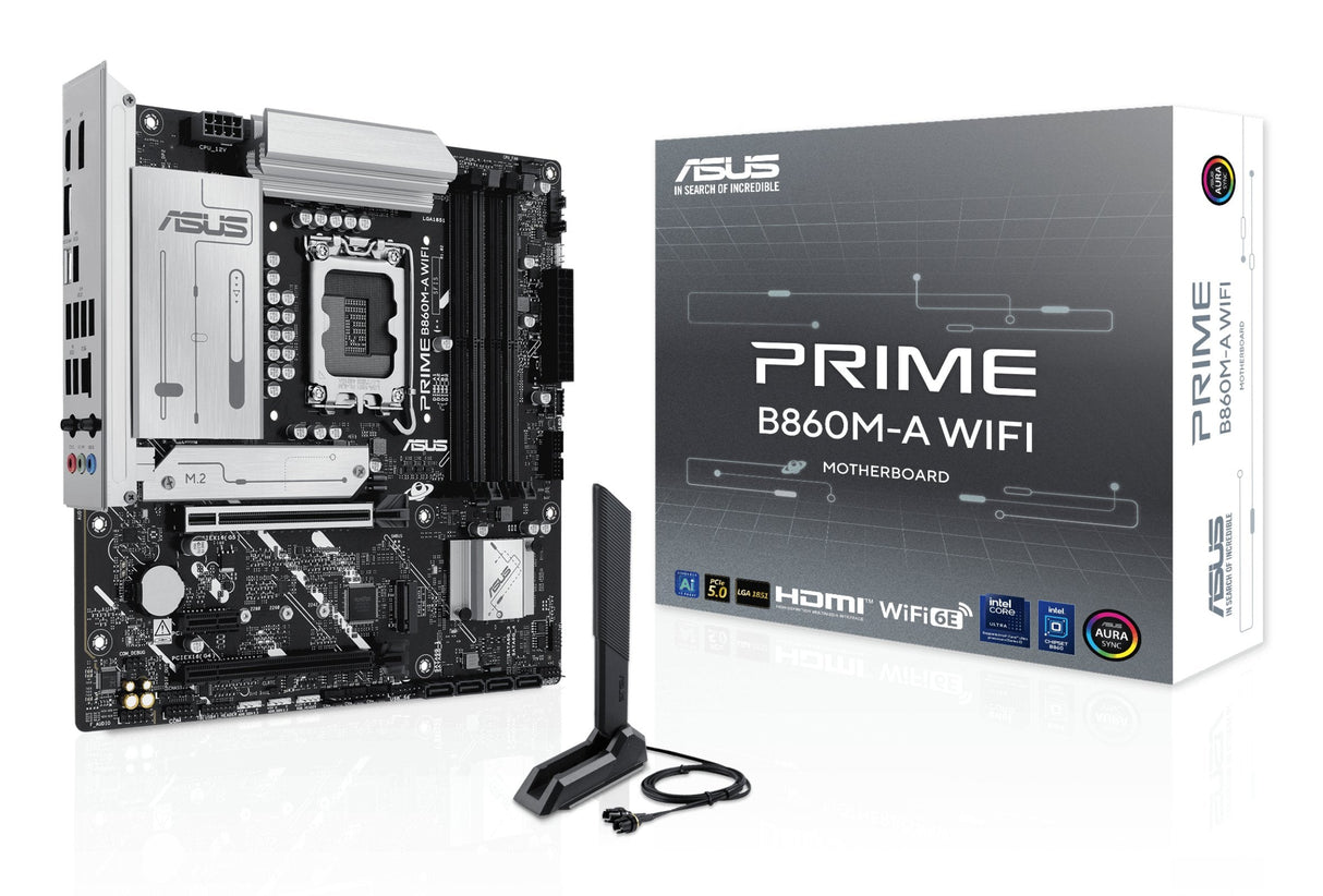 EAN 4711387806289 - ASUS PRIME B860M-A WIFI Intel B860 LGA 1851 (Socket V1) micro ATX imagen 1
