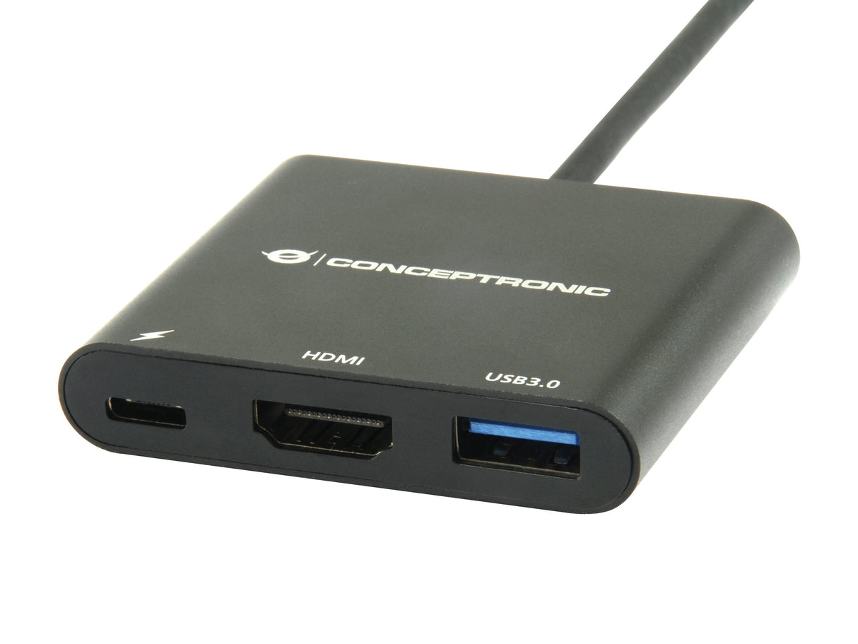 Adaptador Conceptronic Usb Tipo C Macho A Hdmi Usb-C Usb 3.0 Hembra Negro Donn01b