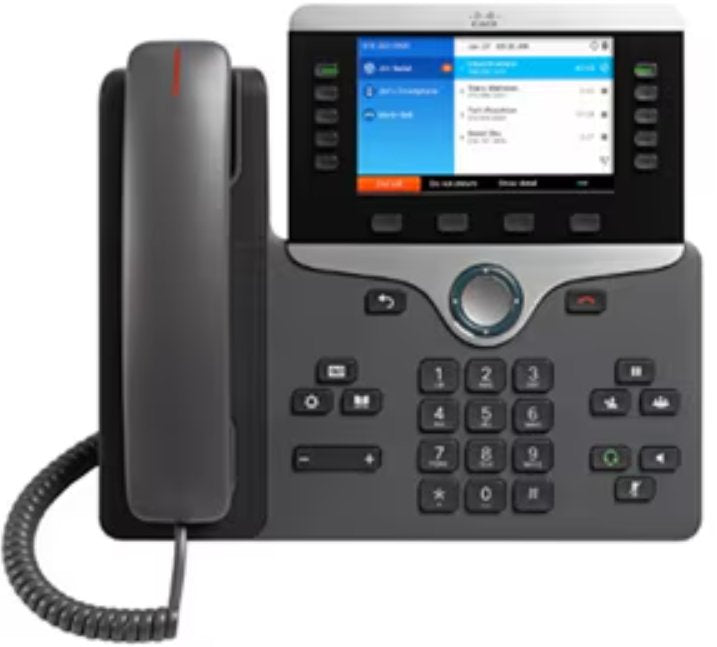 Cisco Ip Phone 8851 Teléfono Voip Sip Rtcp Rtp Srtp Sdp 5 Líneas Carbón Reacondicionado