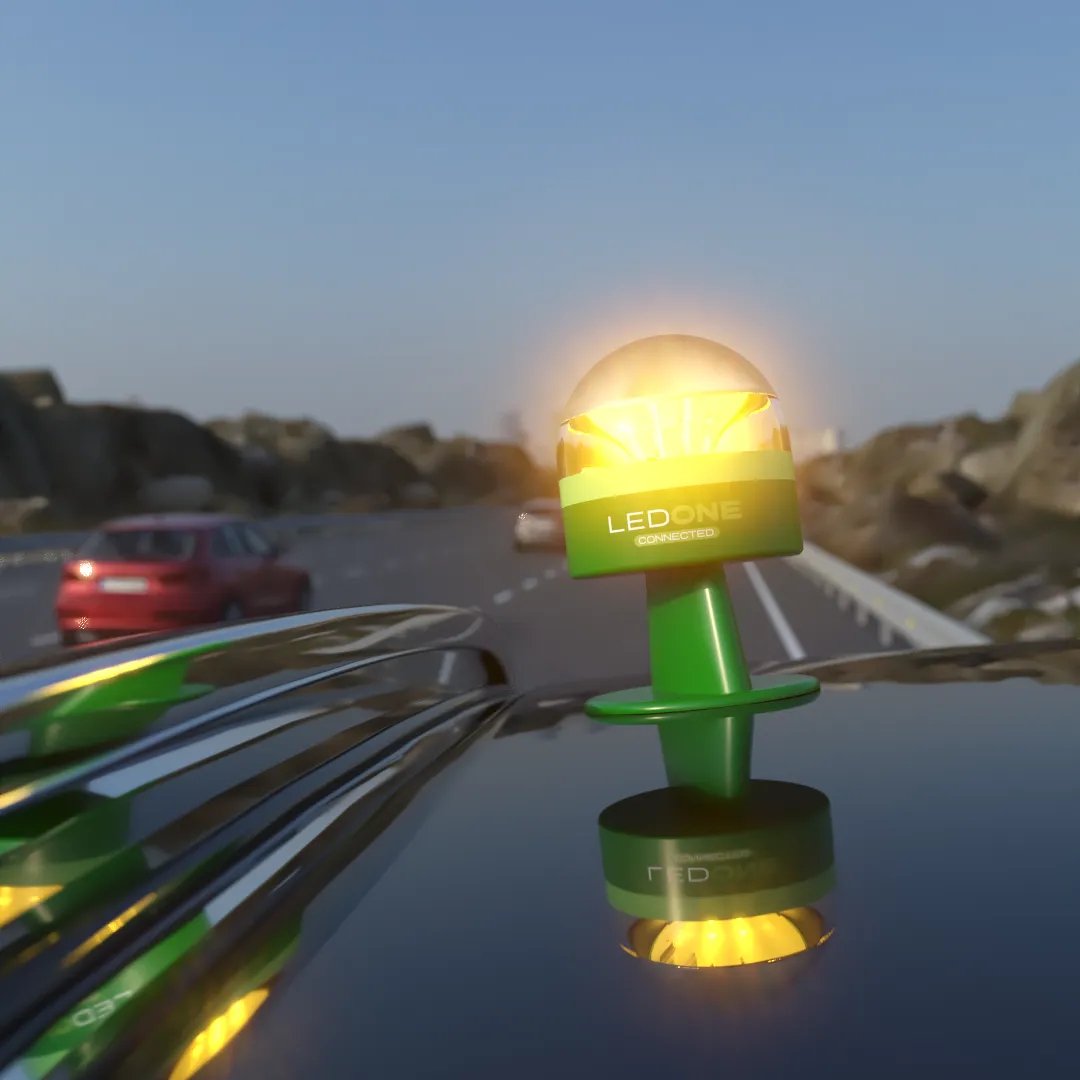 Luz De Emergencia Led One V16 Eco Dgt 3.0 Geolocalizada