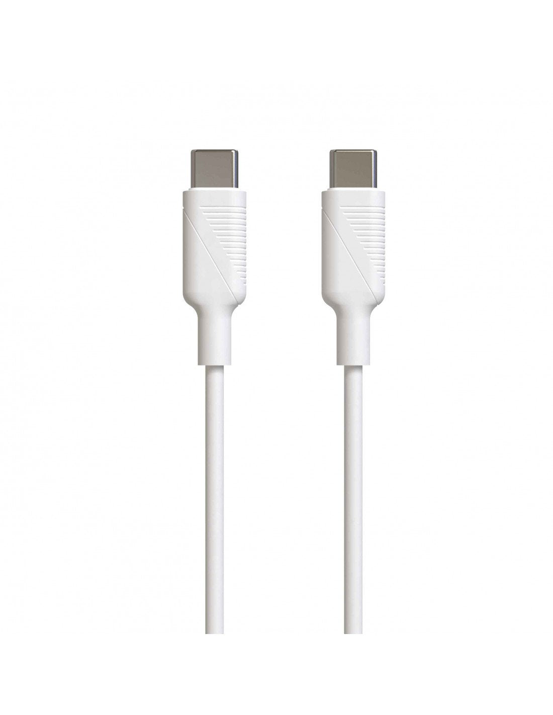 Cable Usb 2.0 Tipo-C Muvit For Change Mcusc0008 Usb Tipo-C Macho Usb Tipo-C Hasta 60w 1.2m Blanco