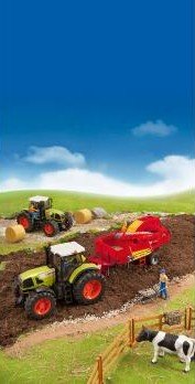 Cosechadora De Patatas Bruder Grimme Se 75-30 Con 80 02130