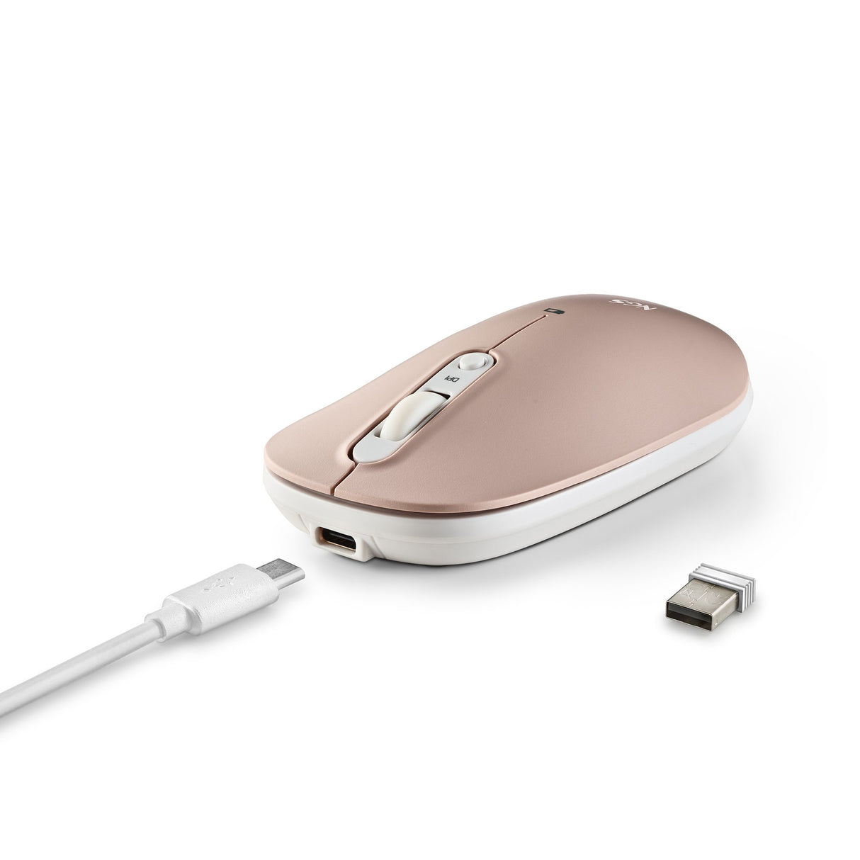 EAN 8435430623703 - NGS SHELL RB ratón Oficina Ambidextro RF Wireless + Bluetooth Óptico 1600 DPI imagen 3