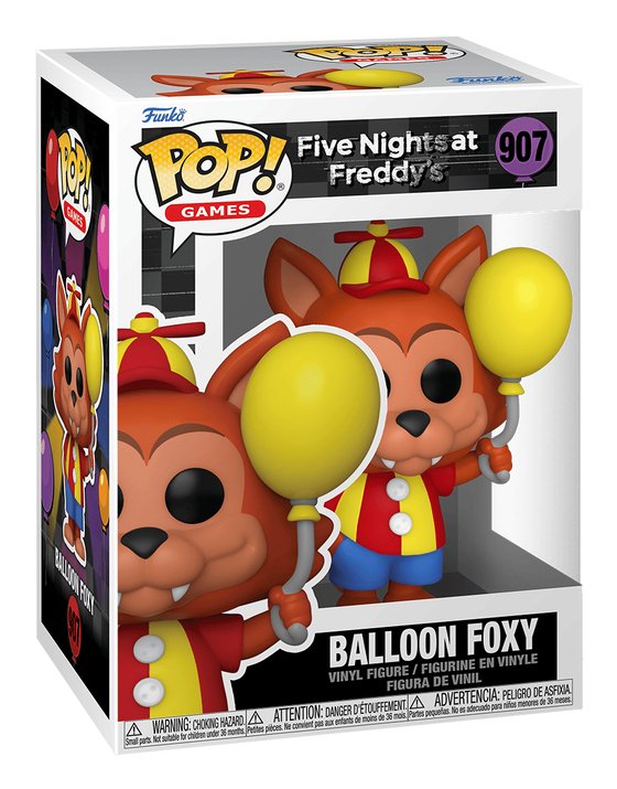 Figura Pop Five Nights At Freddys Balloon Foxy
