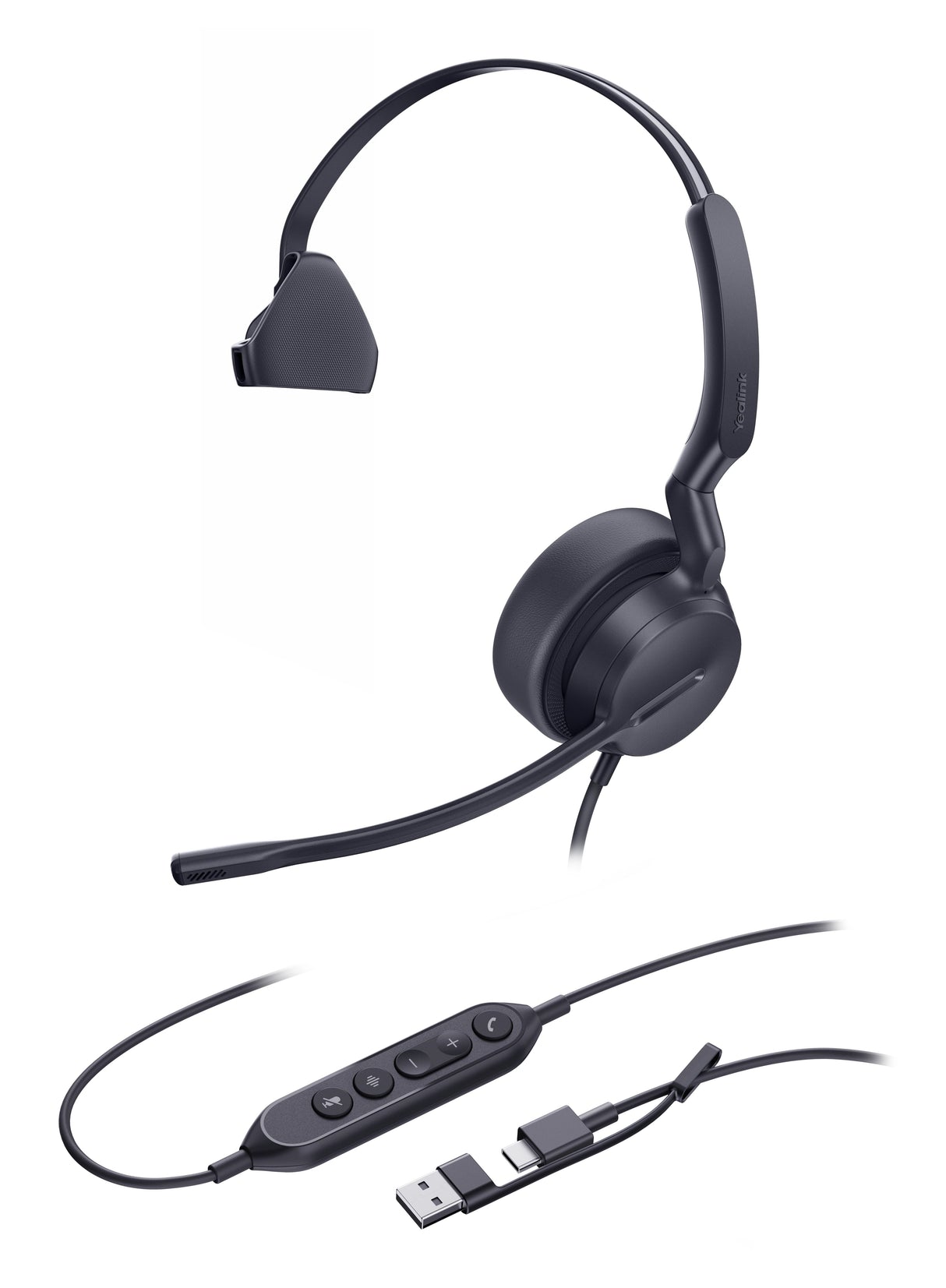 EAN 6938818323094 - Yealink UH42 Mono UC USB-C/A Auriculares Alámbrico Diadema Llamadas/Música USB Type-C / USB Type-A Negro imagen 1