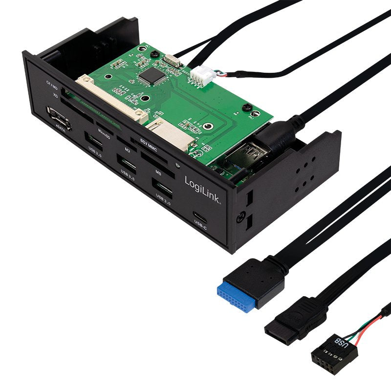EAN 4052792053005 - LogiLink UA0341 lector de tarjeta SATA Interno Negro imagen 3
