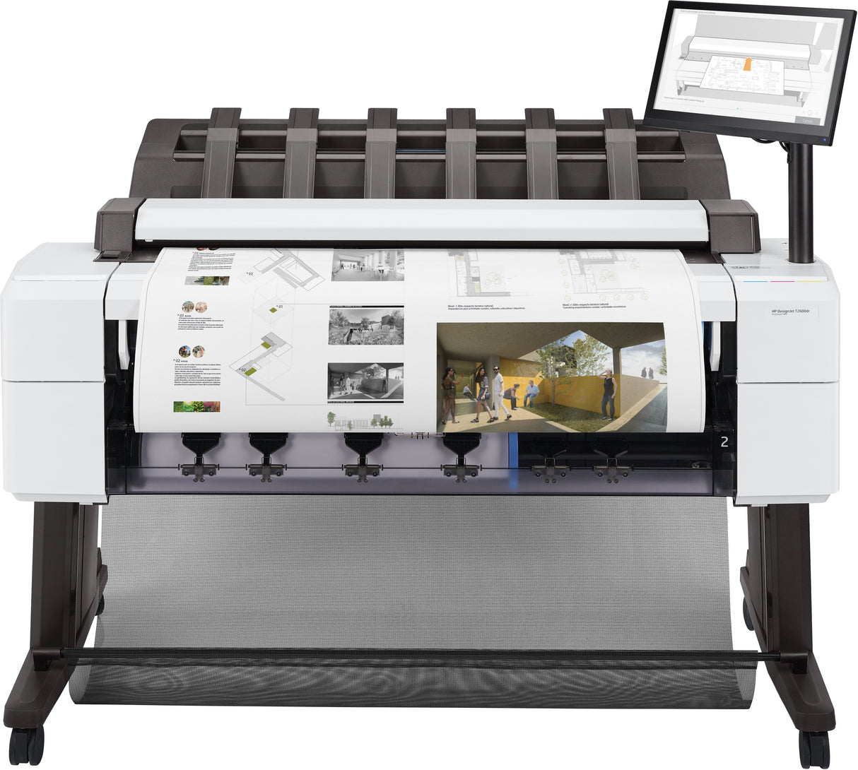 EAN 0193808346248 - HP Designjet T2600 36-in PostScript Multifunction Printer impresora de gran formato Inyección de tinta té imagen 2