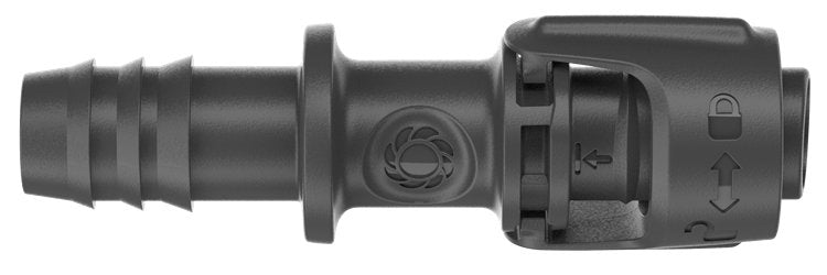 Gardena Micro-Drip-System Conector Universal 13mm (1/2") (Gris Oscuro, 1 Pieza, Modelo 2023) 13220-20