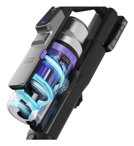 Aspiradora Black & Decker Bsv520brp-Qw De Pie Y Escoba Eléctrica Aspiradora Escoba Batería Secar Sin Bolsa 0,65 L Negro 2 Ah