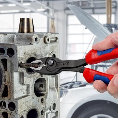 Alicates De Agarre Frontal Knipex Twingrip (Rojo Azul)