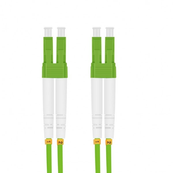 Helos Lwl Cable Fibra Lc/Lc Duplex 50/125?M Om5 Verde 0,5m