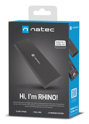 Natec Nkz-2286 Caja Para Disco Duro Externo Caja Externa Para Unidad De Estado Sólido (Ssd) Negro M.2