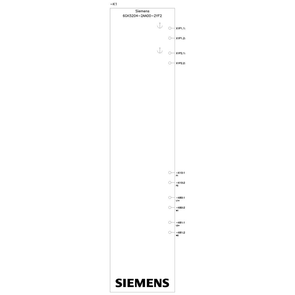 Siemens 6gk5204-2aa00-2yf2 Industrial Ethernet Switch 10 - Switch - 0,1 Gbps