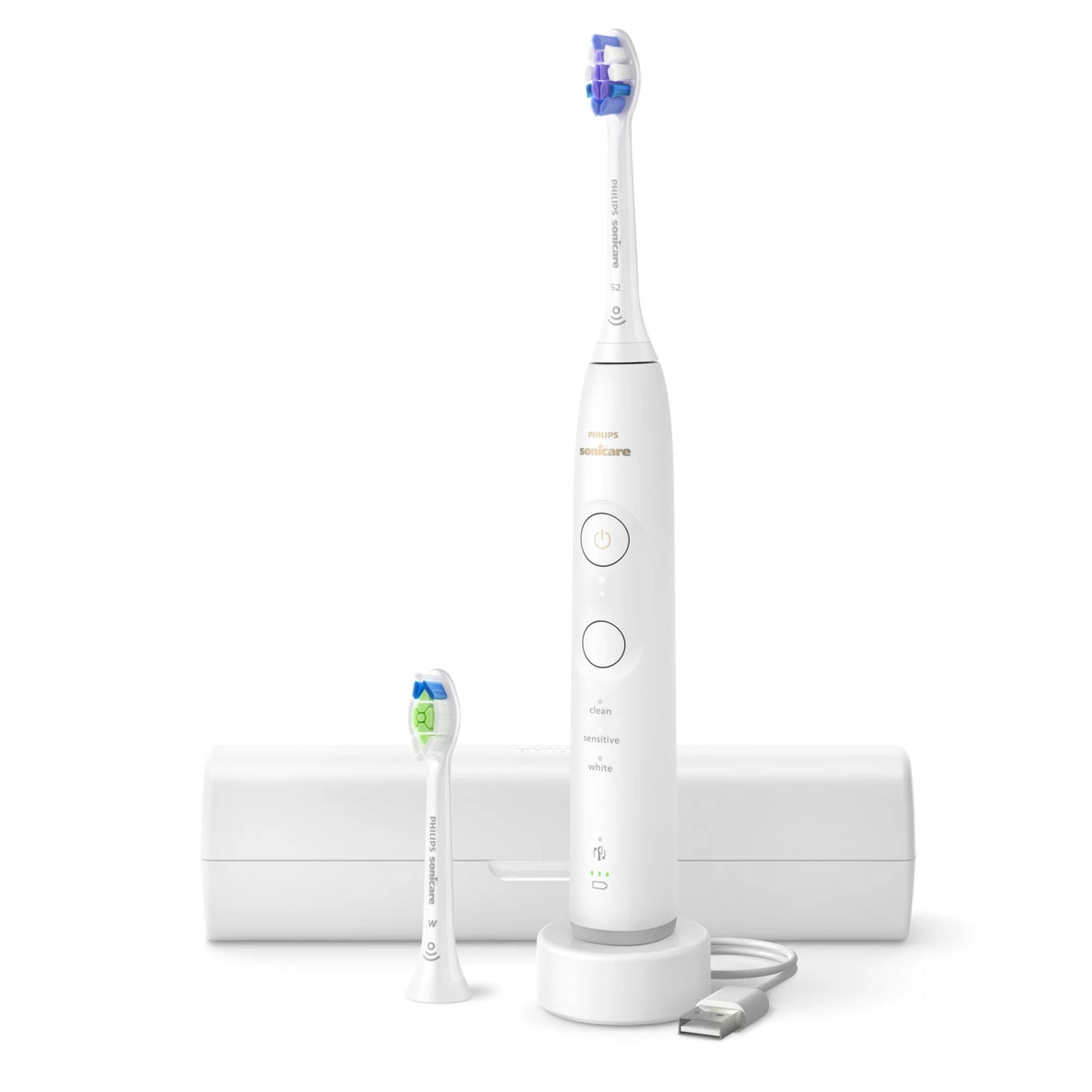 EAN 8720689021630 - Philips Sonicare 6500 series HX7410/02 cepillo eléctrico para dientes Adulto Cepillo dental sónico Blanco imagen 1
