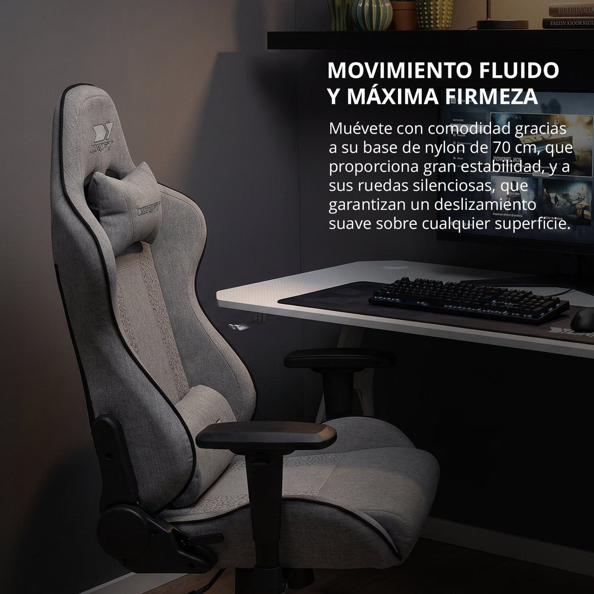 Silla Gaming Drift Dr190 Gris
