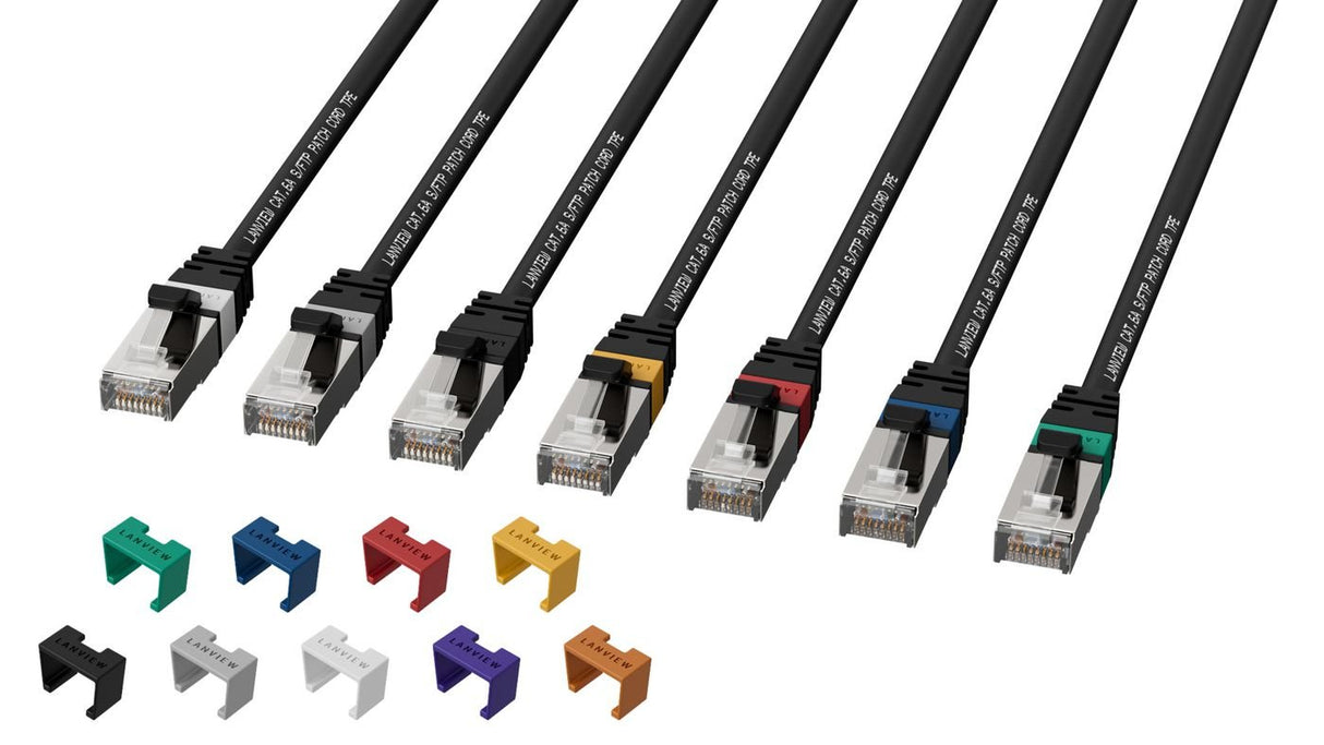 EAN 5715063273340 - Lanview LV-SFTP6A15B cable de red Negro 15 m S/FTP (S-STP) imagen 3