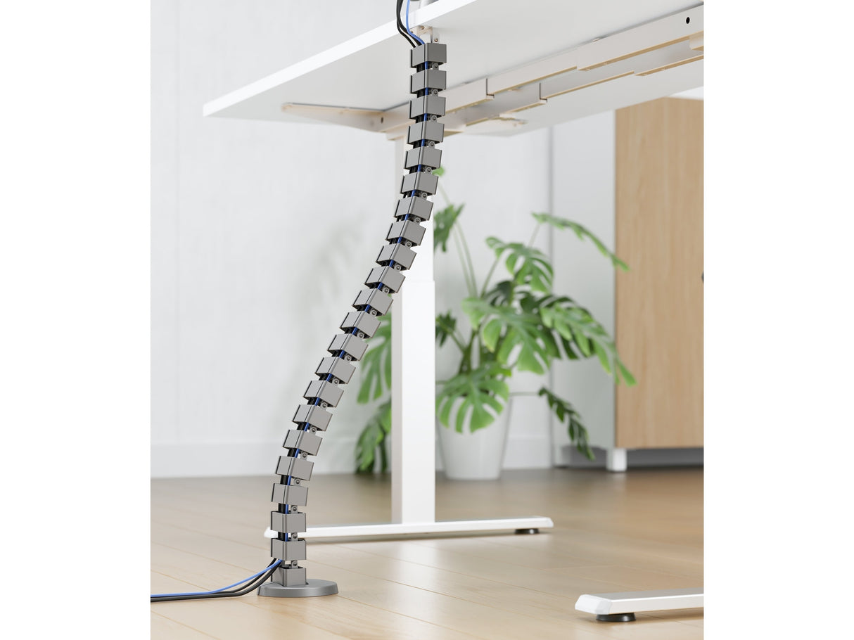 Equip 650860 Organizador De Cables Escritorio Pasacables Gris 1 Pieza