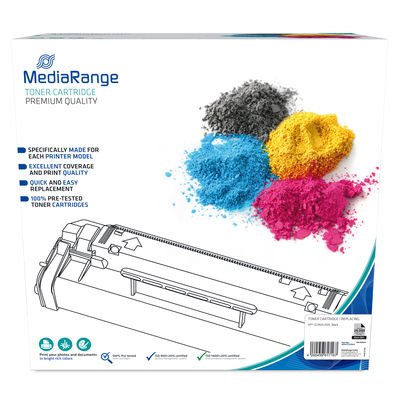 Toner Mediarange Hp Para Ce390x 90x Con Chip Negro